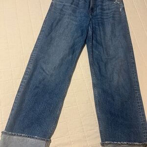 American Eagle Outfitters Dark Blue Relaxed Jeans